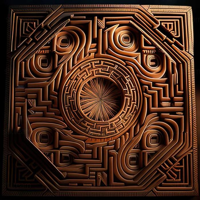 3D model Mystrium labyrinth (STL)